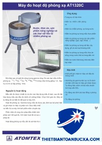 Catalogue AT1320C - máy đo hoạt độ phóng xạ