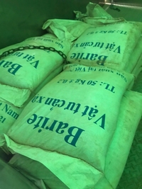 Bột barit vật tư cản xạ giá rẻ